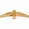 Ekena Millwork Bellingham Rough Sawn Timber Gable Bracket, Western Red Cedar, 36"W x 10"H x 4"D x 4"F, 7/12 Pitch GBW036X10X0404BEL00RWR - alternate 2